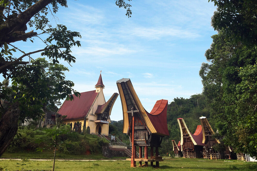 Kirche im Toraja Land Sulawesi