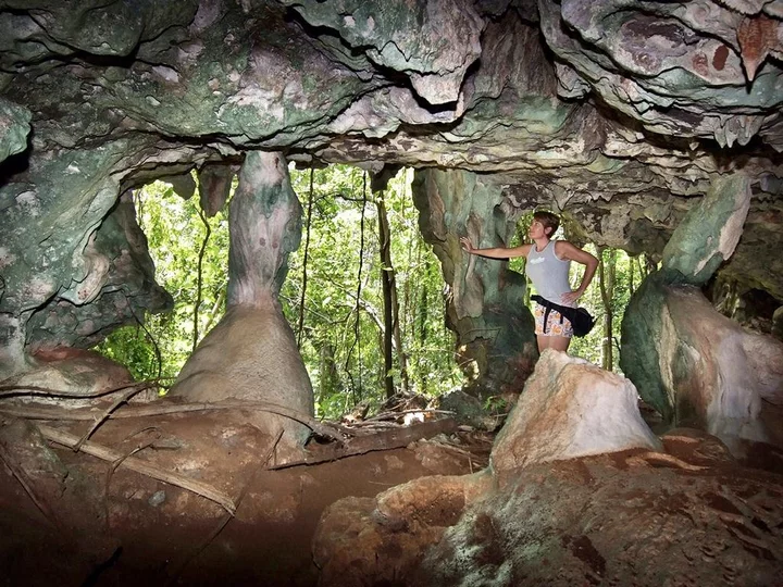 Bat cave in the area of the Selayar Dive Resort, Sulawesi/Indonesia