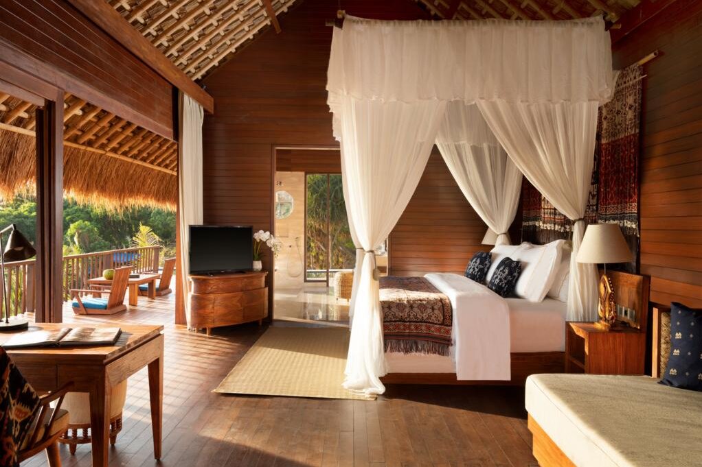 Lelewatu Resort Sumba, Indonesien: Hanging Bedroom Innenansicht