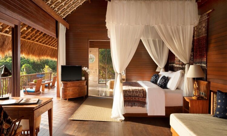 Lelewatu Resort Sumba, Indonesien: Hanging Bedroom Innenansicht