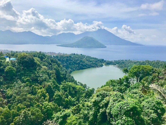 View to Laguna Lake, Moluccas Island of Ternate
