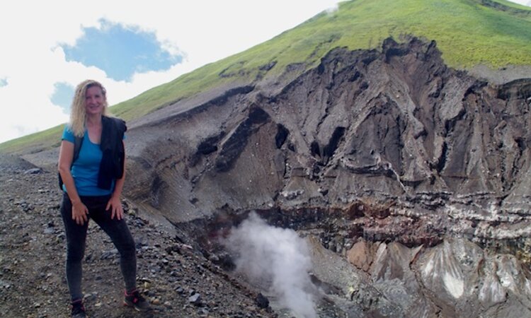 Sulawesi, Tomohon: Aktiver Lokon Vulkan