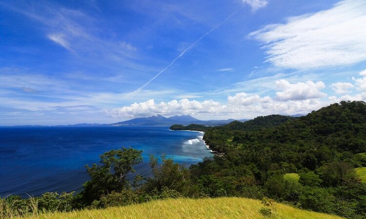 Sulawesi: View Over Pulisan Jungle Beach Resort Area