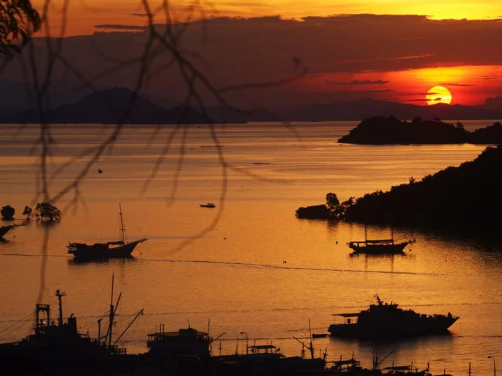  Bay off Labuan Bajo at sunset
