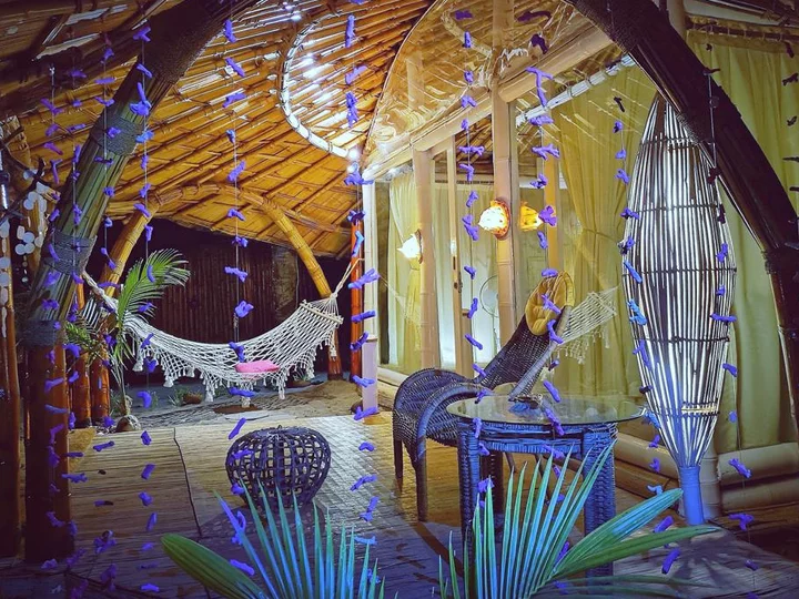 Illuminated Terrace Beach Bungalow: Flores Island, Coconut Garden Beach Resort