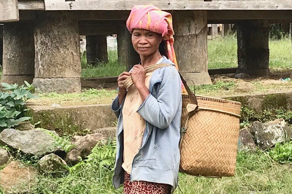 Traditionelle Toraja Frau