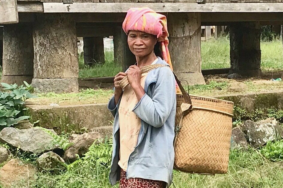 Sulawesi - Toraja Hochland: Traditionelle Toraja-Frau