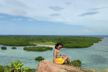 Ausblick von Pulau Belang, Poto Tano in Sumbawa/ Indonesien