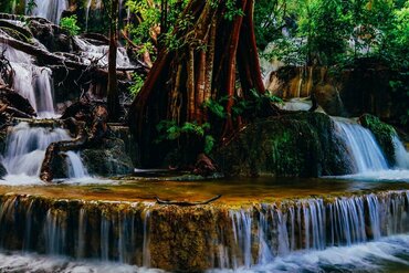 Indonesia, Little Sunda Island Sumba: Hidden cascade waterfall