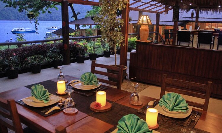  Dive into Lembeh Resort, Sulawesi: Open Air Restaurant