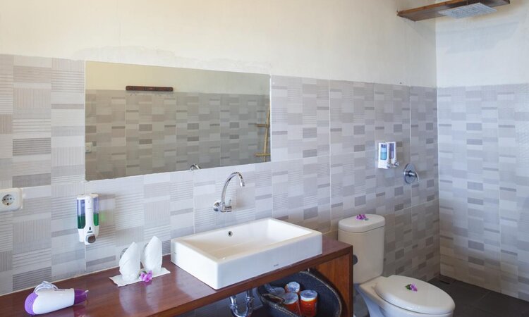 Kuda Laut Resort, Insel Siladen - Sulawesi: Superior Zimmer Bad