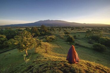 Kleine Sunda Inseln, Insel Sumbawa: Ausblick auf den Tambora Vulkan 