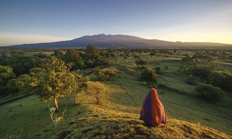 Lesser Sunda Islands, Island of Sumbawa: View to Tambora Volcano 