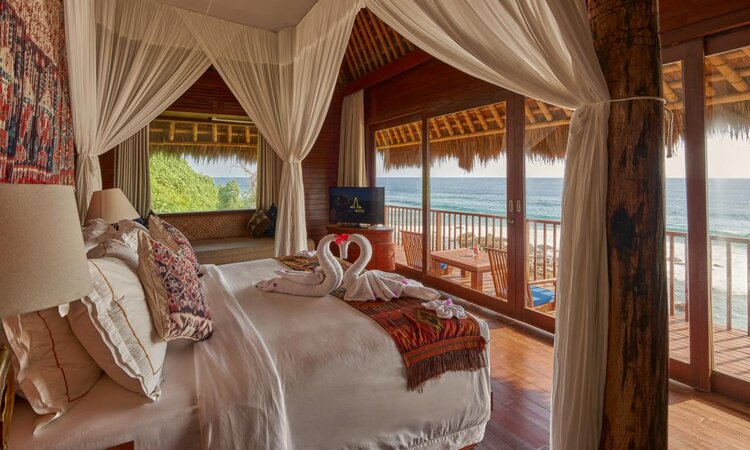  Sumba, Kleine Sunda Inseln: Lelewatu Resort, Ocean View Pool Villa, Zimmer mit Meerblick