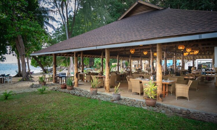 Restaurant from outside: Murex Resort Bangka, Sulawesi