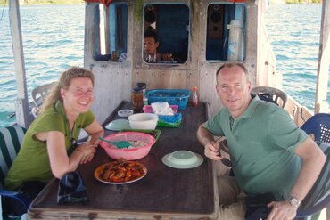 Boat trip from Flores to Komodo
