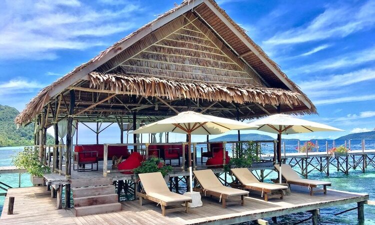 Papua Explorers Dive Resort: Sun terrace