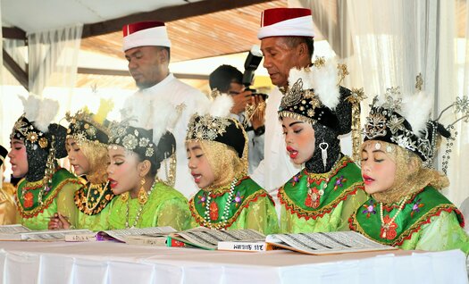 Molukken I Moluccas - Ternate Legu Gam Festival: Khatam Qu'ran Ritual