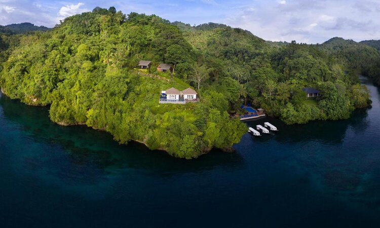  Iconic panoramic view of the Lembeh Resort - Sulawesi, Lembeh Straits