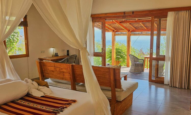 Seaview Deluxe Bungalow im indonesischen Alor Tanapi Dive Resort