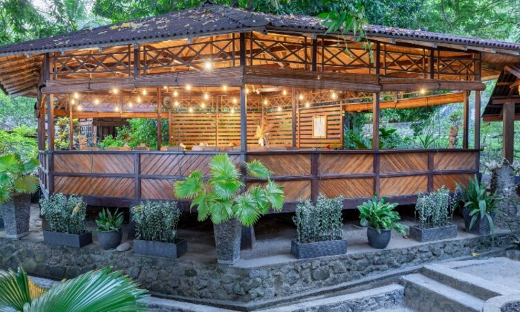 Restaurant in Pulisan Resort in North Sulawesi, Indonesia