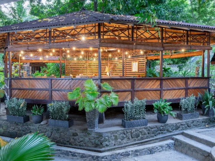 Restaurant in Pulisan Resort in North Sulawesi, Indonesia