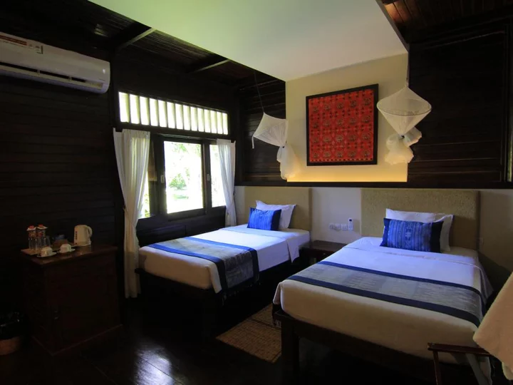 Sumbawa Island, Samawa Seaside Cottages: Four Bedroom Cottage Interior View Twinbed Room