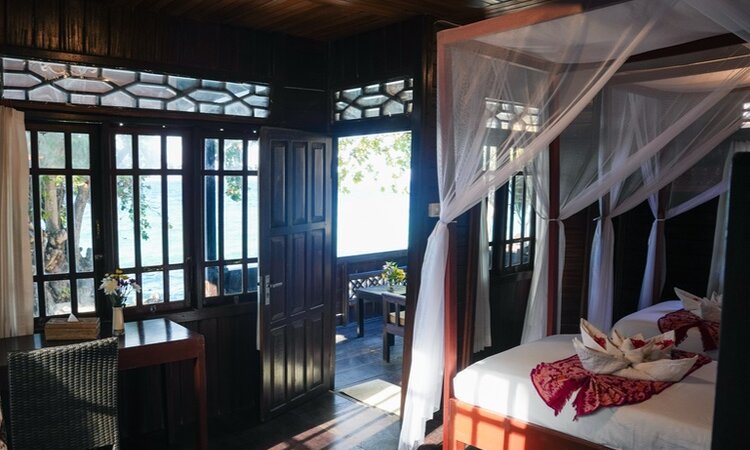 Standard Oceanfront Cottage Inside - Murex Resort Bangka, North Sulawesi