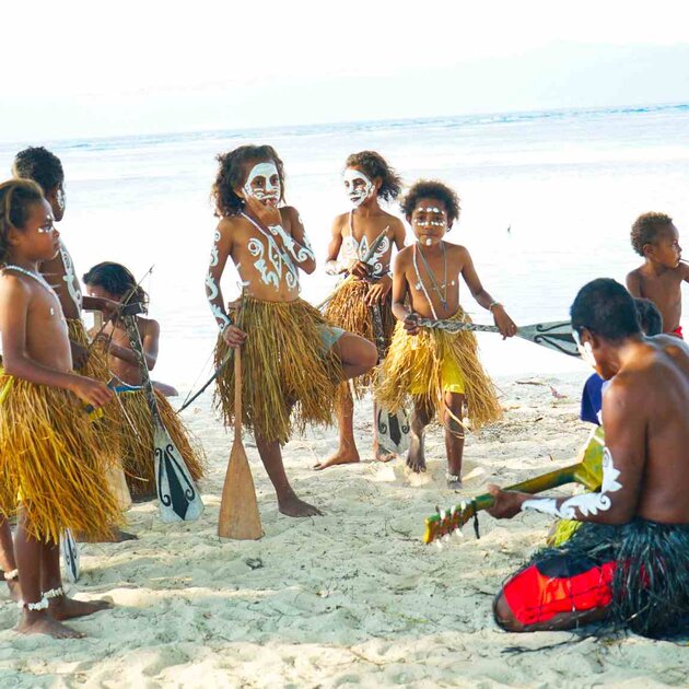 Dancing Kids on Raja Ampat
