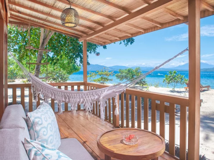Kuda Laut Resort - Siladen Island, North Sulawesi: View from Beach Villa Terrace