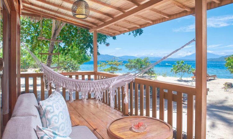 Kuda Laut Resort - Siladen Island, North Sulawesi: View from Beach Villa Terrace