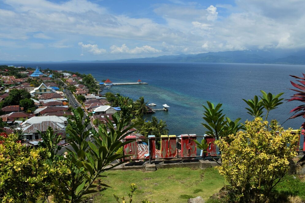Tidore View over Island Capital