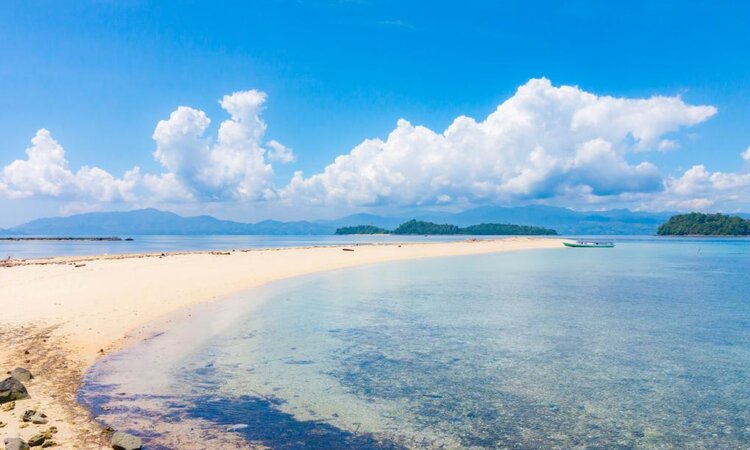 Saronde Island Resort Sulawesi from bird's perspective