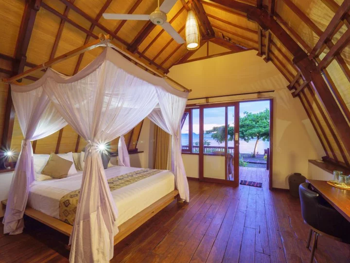 Deluxe Bungalow Double Room - Interior View: Komodo Resort, Komodo National Park