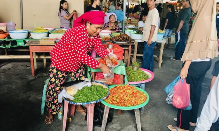 Indonesien, Molukken: Tobelo Markt