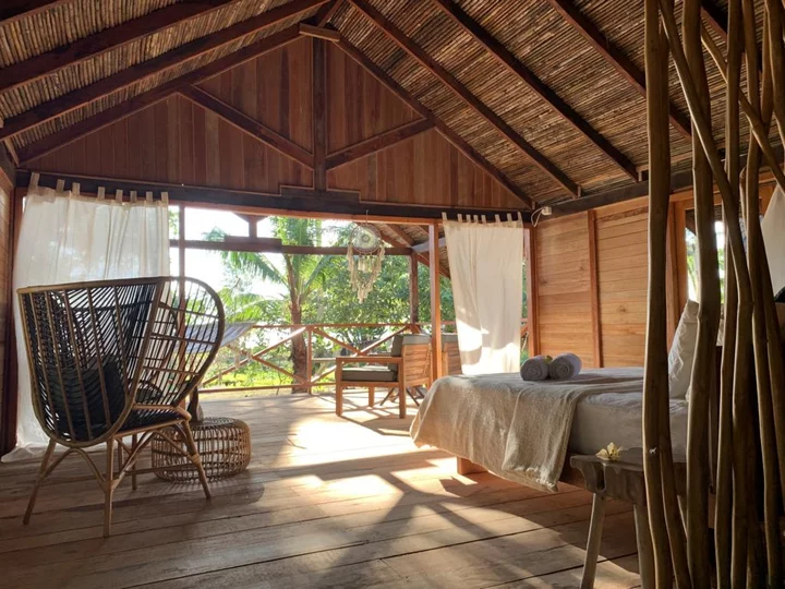 Metita Beach & Dive Resort, Morotai: Cottage A garden- and ocean view