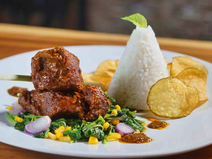 Delicious dish in Cove Eco Resort, Raja Ampat