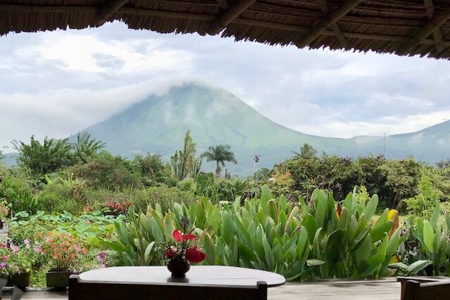 Sulawesi Minahasa Highland View to Lokon Volcano