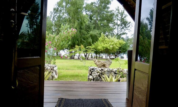 Insel Sumba: Ausblick vom Bungalow im Eco Resort Sumba Dream
