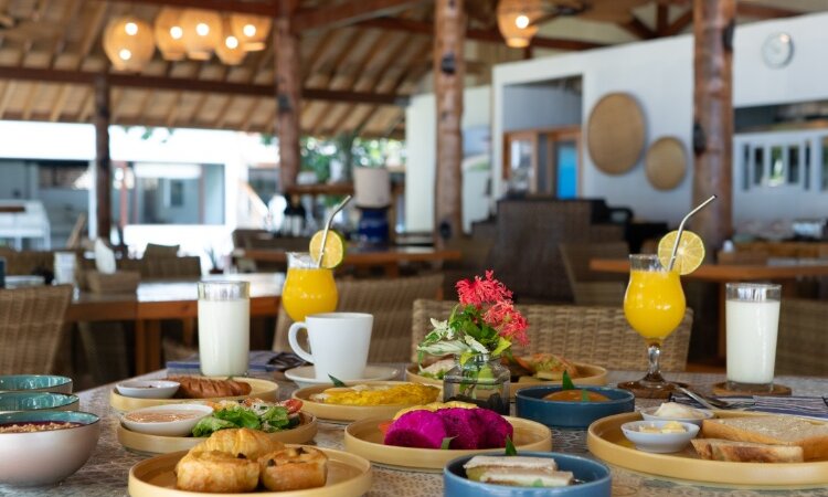 Breakfast in Murex Resort Bangka, North Sulawesi