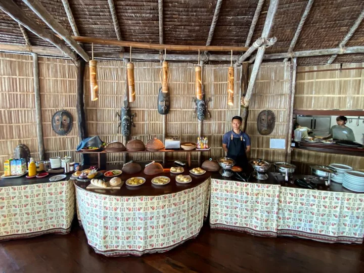 Papua Explorers Dive Resort: Resort Restaurant Breakfast Buffet 