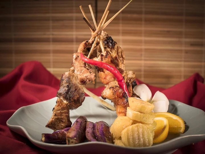 Tasty prawn dish, Gangga Island Resort & Spa