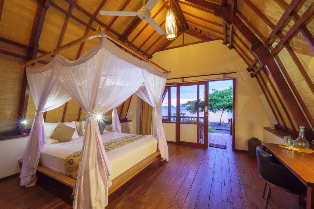 Deluxe Bungalow Double Room - Interior View: Komodo Resort, Komodo National Park
