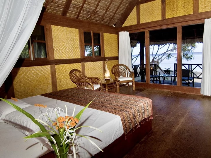 Standard Beach Bungalow - Interior with Sea View, Selayar Dive Resort, Sulawesi