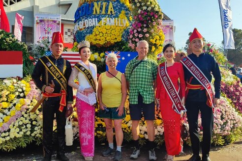 International Guests at Tomohon International Flower Festival