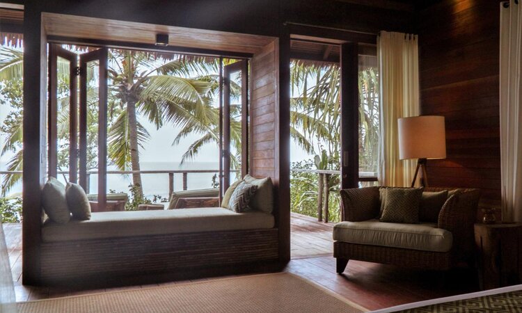  Moluccas Morotai - Moro Ma'Doto Resort: Living area with ocean view