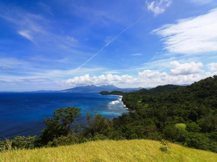 Sulawesi: View Over Pulisan Jungle Beach Resort Area
