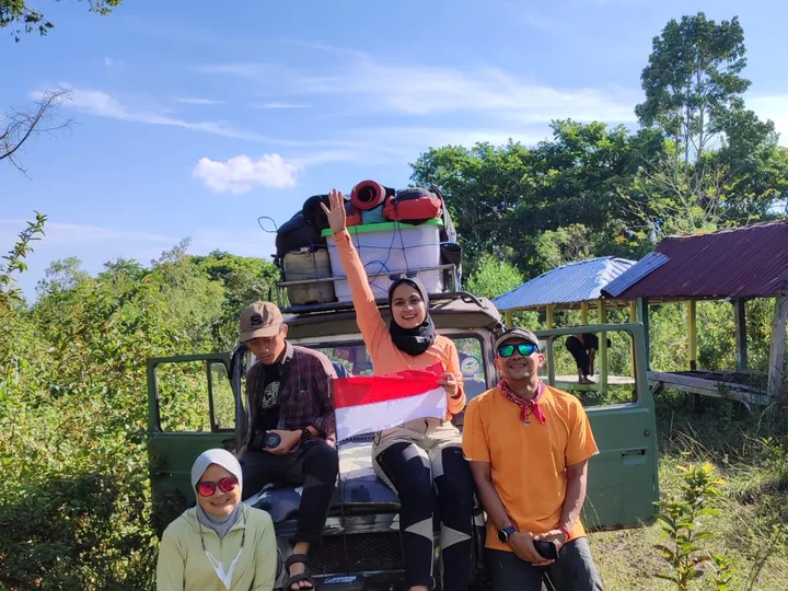 Sumbawa, Indonesien: Per 4x4 Jeep geht's hinauf zum Tambora Vulkan