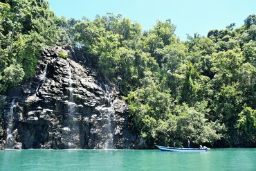 Moluccas: Waterfall West Halmahera Island Region