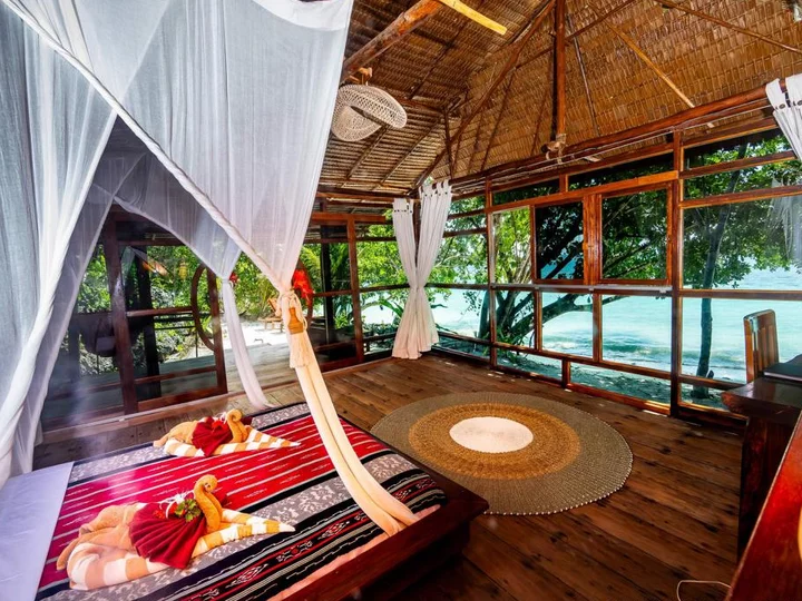 Raja Ampat Biodiversity Nature Resort: Deluxe Suite inside with Ocean View